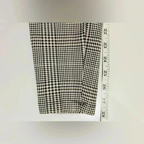 Jules & Leopold Stretch Plaid Pants/Leggings, Size Medium, Brown/Tan/Cream - Picture 6 of 11